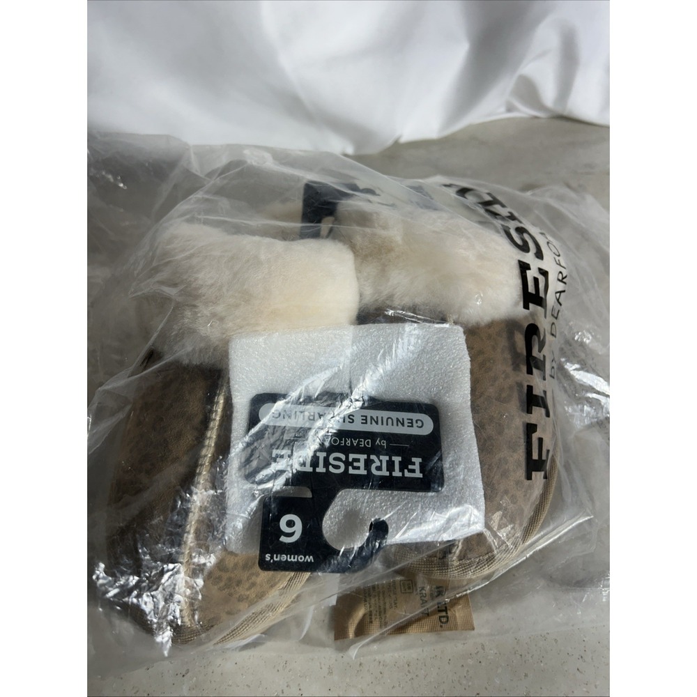 Fireside by Dearfoams womens Sydney Genuine Shearling Scuff